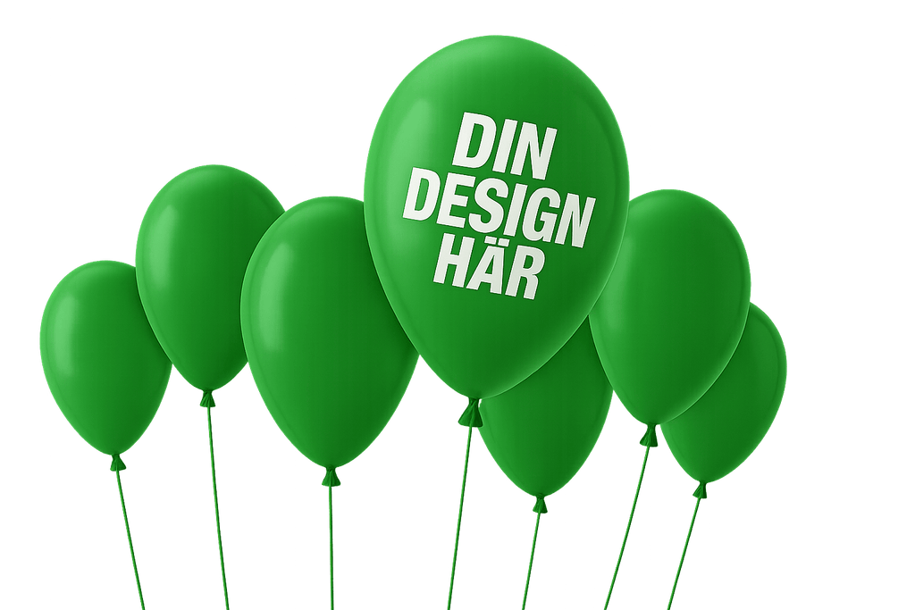 Ballonger (tryck i en färg)