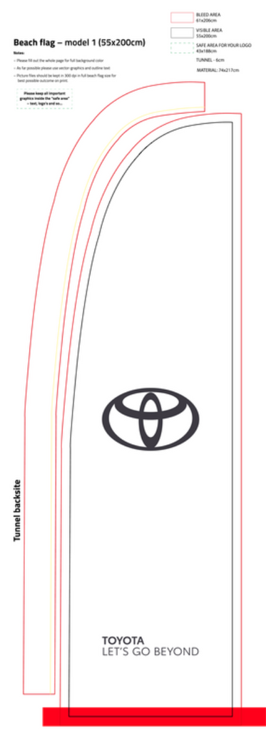 TOY_Letsgobeyond_Beach flag_Standard_Small_(55x200cm)_LowRes ONLY FLAG