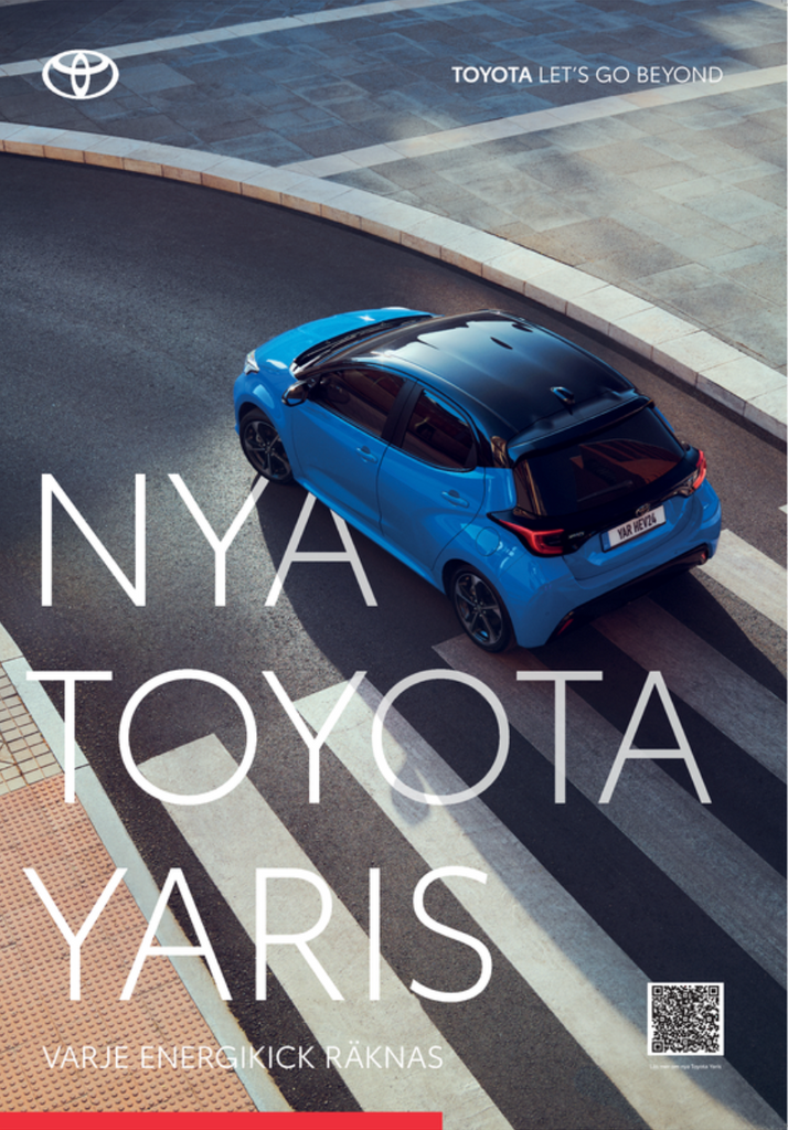 TOY_Nya_Toyota_YARIS_Poster_70X100