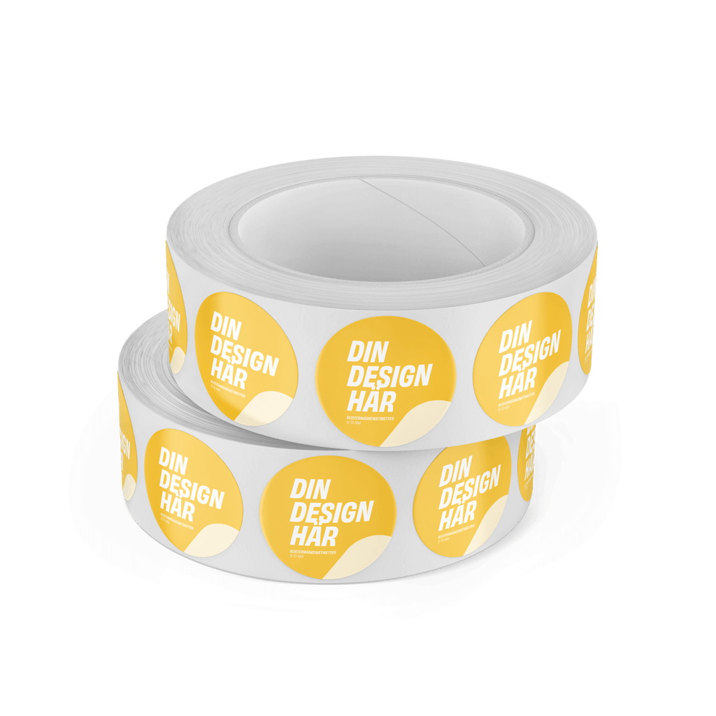 Klistermärken/Etiketter