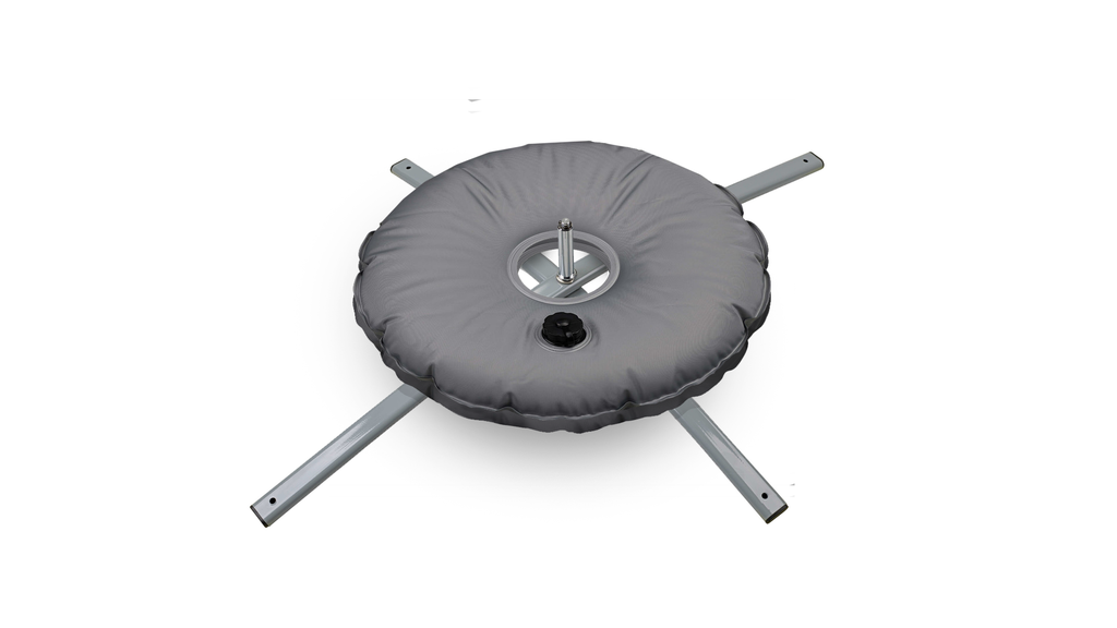 Kryssfot till beachflagga