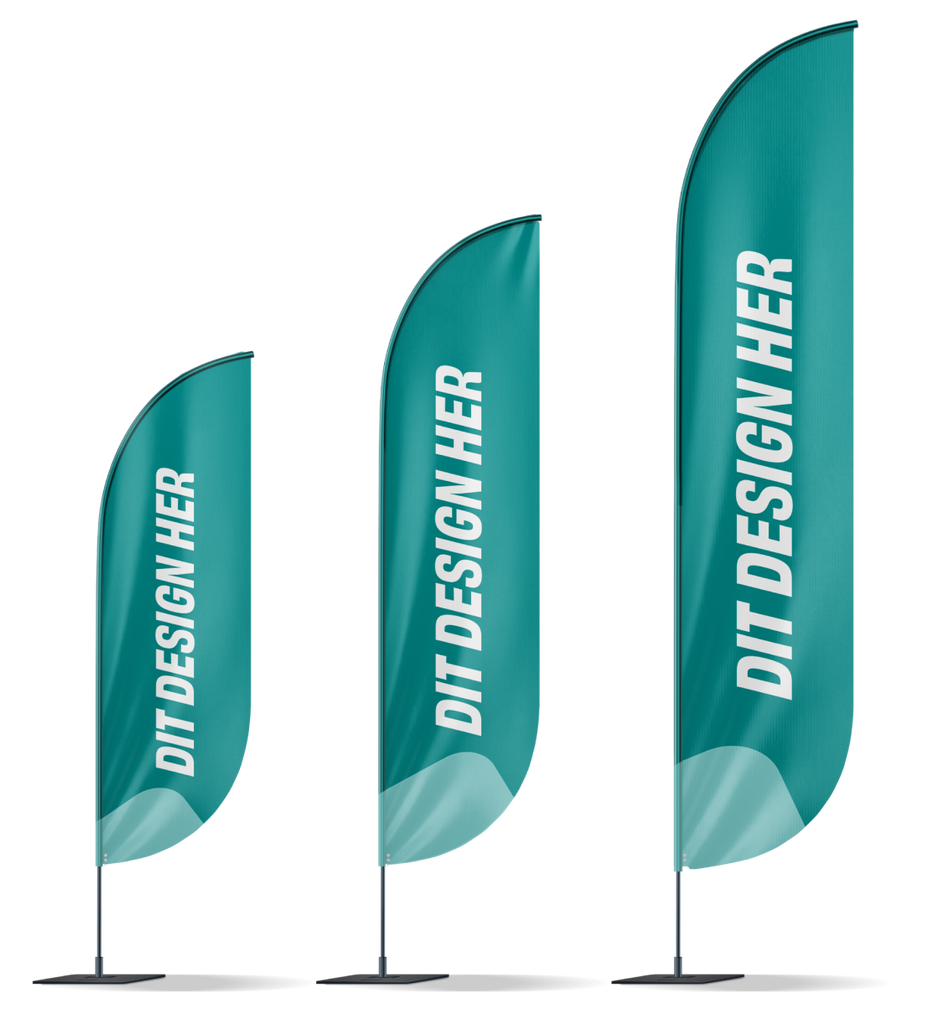 Beachflaggor - Fjäder