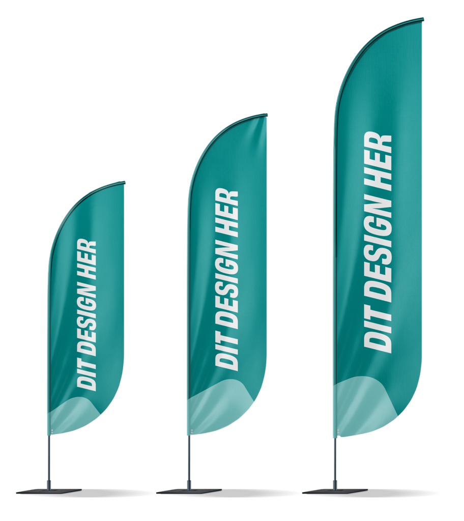 Beachflaggor - Fjäder