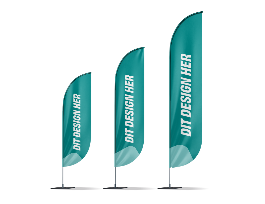 Beachflaggor - Fjäder