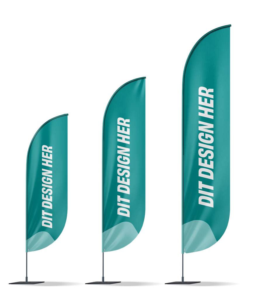 Beachflaggor - Fjäder