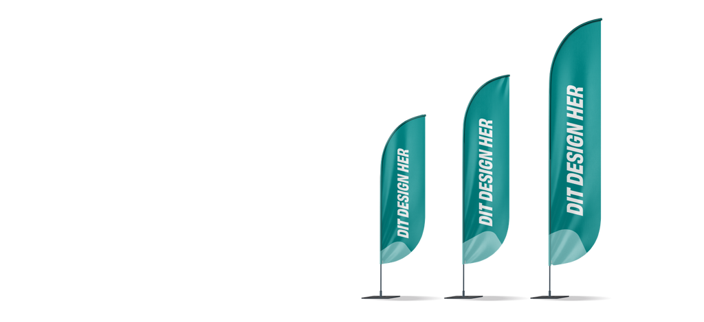 Beachflaggor - Fjäder