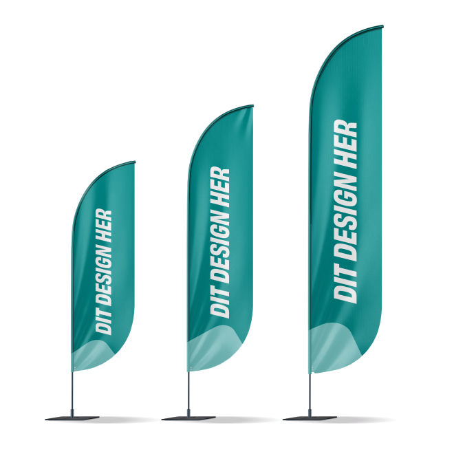 Beachflaggor - Fjäder